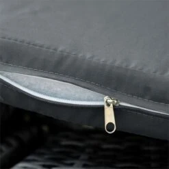 Outsunny Isla De Ratán Modular Para Exterior 5 Piezas Tumbona Redonda Con Toldo Plegable Cojines Extraíbles Lavables Y 3 Almohadas Marco De Metal 175x180x147 Cm Gris -Jardín Muebles Ventas 01fb83fce58e5742c93929409309c96540f035e9 aa65bcf3fcb448928e798bf11b666abe