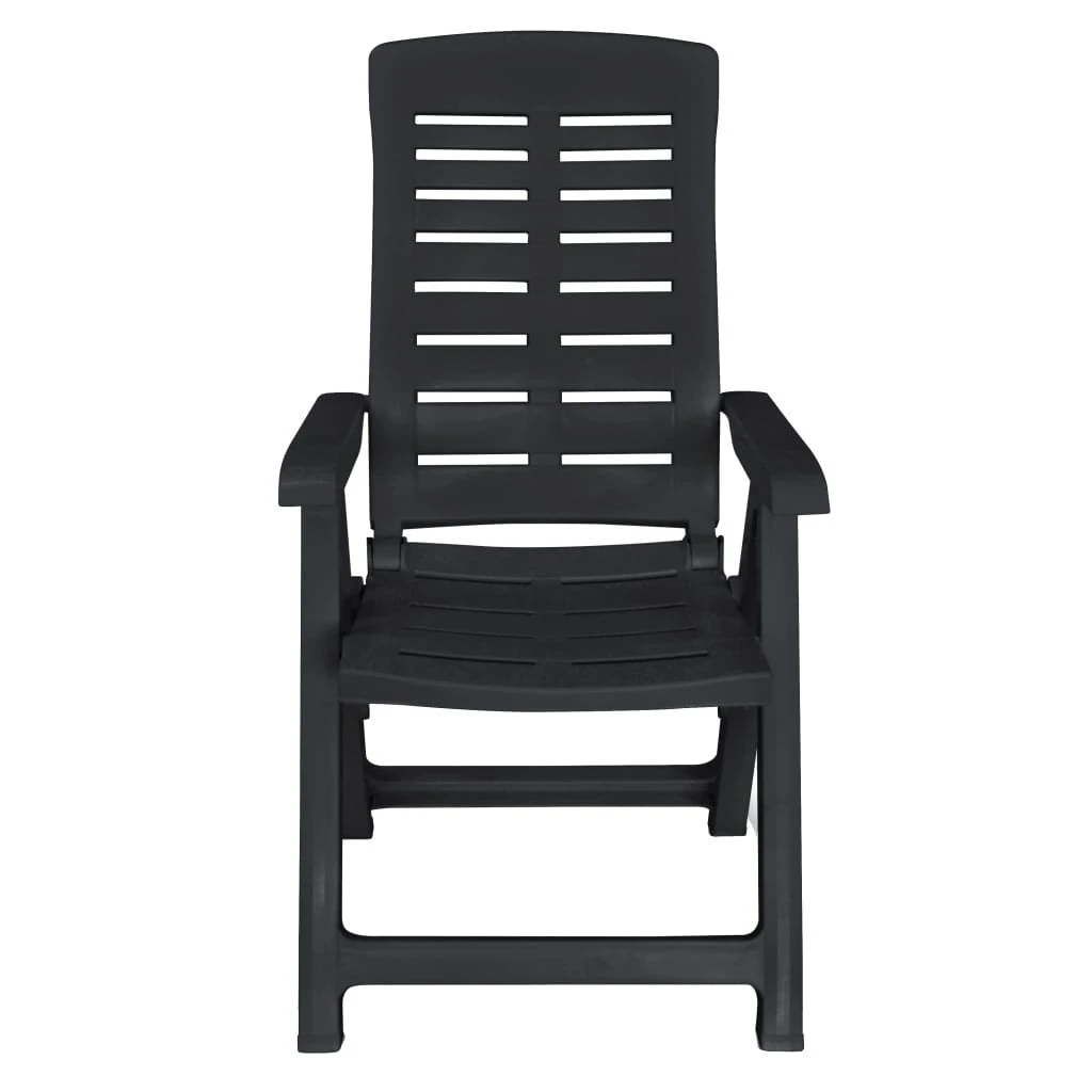 Conjunto De Comedor De Jardín 9 Piezas Plástico Gris Antracita VidaXL 7 Conjunto De Comedor De Jardín 9 Piezas Plástico Gris Antracita VidaXL - Imagen 5