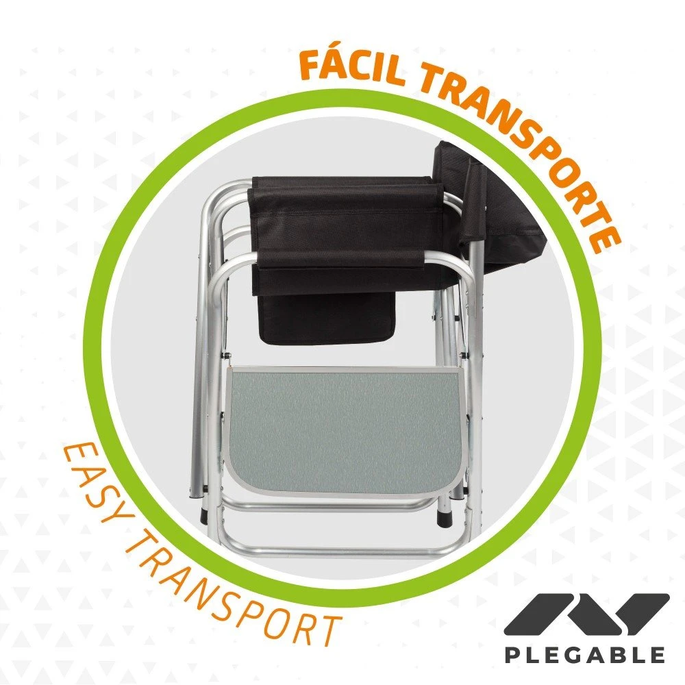 Silla Plegable Director Para Camping Aktive 6 Silla Plegable Director Para Camping Aktive - Imagen 4