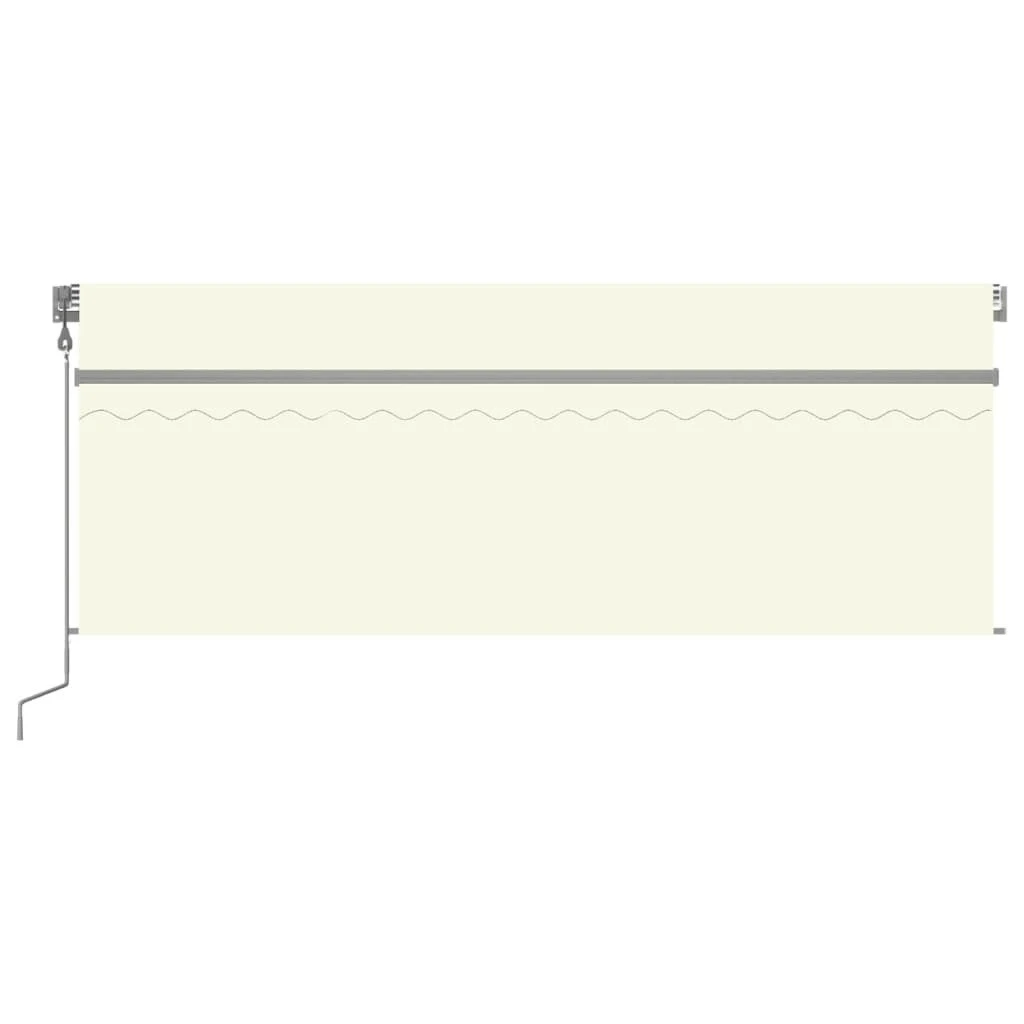 Toldo Automático Retráctil Con Persiana Color Crema 4x3 M VidaXL 4 Toldo Automático Retráctil Con Persiana Color Crema 4x3 M VidaXL - Imagen 2