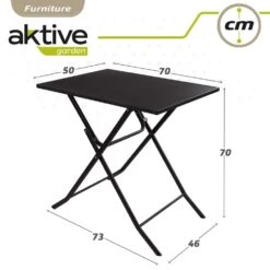Mesa Cuadrada Plegable Jardín Aktive -Jardín Muebles Ventas 05c5cbf8ad73fdca39a12a41c4c0fc3ca84b6972 11f459e7f4a44a6da67a1067bc2fd65d