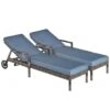 Outsunny Conjunto De 2 Tumbonas De Ratán De Jardín Con Cojines Acolchados Respaldo Ajustable En 5 Posiciones 2 Ruedas Y Tela Extraíble Lavable 67x196x51 Cm Gris 1 Outsunny Conjunto De 2 Tumbonas De Ratán De Jardín Con Cojines Acolchados Respaldo Ajustable En 5 Posiciones 2 Ruedas Y Tela Extraíble Lavable 67x196x51 Cm Gris -Jardín Muebles Ventas 0824442f6098f17b729c081a3c58b4a7befc230d fdf1ed63e6b848ca8bae2149934509d1