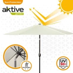 Sombrilla Para Terraza Y Jardín Ø300 Cm C/protección UV50 Aktive -Jardín Muebles Ventas 0898521d5e73d3ca0d9de0e8ca6e6b88830f05a3 9afb8bdcbecf43c1b0a8c784e735c3e0