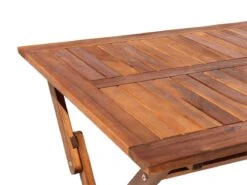 Mesa De Jardín De Madera De Acacia Oscura 140 X 75 Cm CENTO -Jardín Muebles Ventas 0ad64015ac086b2cb44cd20756fe933c8ef07664 23de04a558b34a97bf17e5c76474c350