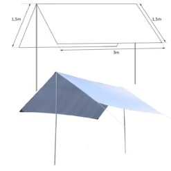 Outsunny Toldo De Refugio Portátil Impermeable Carpa Tienda De Campaña Grande Para Camping Playa Picnic Protección Solar Blanco 15 Outsunny Toldo De Refugio Portátil Impermeable Carpa Tienda De Campaña Grande Para Camping Playa Picnic Protección Solar Blanco -Jardín Muebles Ventas 0bd5fde18b2f63f2301a052ac3ea3eeb7c85c3d6 3d90e465125b41b8a973be3f21de0167