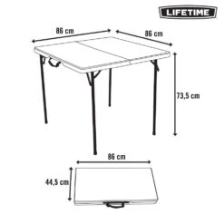 Mesa Cuadrada Plegable Blanco LIFETIME 94x94x74 Cm -Jardín Muebles Ventas 0c1e1620938c349c55c1e77fa0ab39ddc3c7f2f5 26dcacf755884e8f8e4bf4846987cdfc