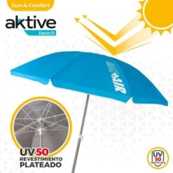 Sombrilla Playa 200 Cm Tubo Aluminio Aktive Beach 13 Sombrilla Playa 200 Cm Tubo Aluminio Aktive Beach -Jardín Muebles Ventas 0d1b52f22174956e7e26a9ac8ef20043375eb05a d3ebcea7c4074239be483f69d4579043