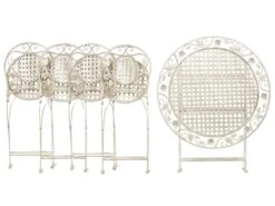 Conjunto De Balcón Mesa Y 4 Sillas Blanco Crema BIVIO -Jardín Muebles Ventas 0da2e99fde1a28914ab82e467d5bbf31dd5f2b32 bae9556c448345ce9a1e1489ed616227