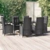 Set De Comedor De Jardín 7 Pzas Y Cojines Ratán Sintético Negro VidaXL 2 Set De Comedor De Jardín 7 Pzas Y Cojines Ratán Sintético Negro VidaXL -Jardín Muebles Ventas 0f985c9ba00822a9f27f2883edeee7b7f395946b dca964aee6764380a6379cebf5245696