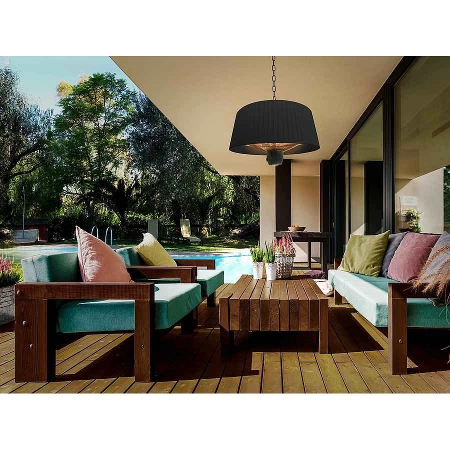 Estufa Para Colgar Acrilico Color Negro Serie Heat I 50cm 4 Estufa Para Colgar Acrilico Color Negro Serie Heat I 50cm - Imagen 2