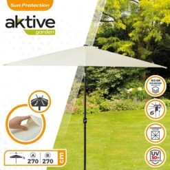Sombrilla Para Jardín Cuadrada 270x270 Cm Inclinable Aktive 10 Sombrilla Para Jardín Cuadrada 270x270 Cm Inclinable Aktive -Jardín Muebles Ventas 17267ce85f360c7f76ff6d8da75bdbbca97527ed 9ec288c92a8d4198afdeefcdd35f7099