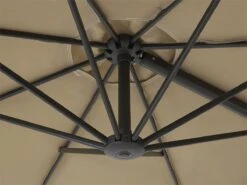 Sombrilla Voladiza De Poliéster Gris Pardo/negro 295 Cm SAVONA II -Jardín Muebles Ventas 1839dd097766595768c429b28d67c50369c2507d dbacc71847454bf08d6eb161f6e31d42