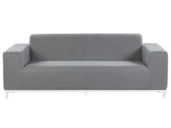 Sofá 3 Plazas De Poliéster Gris/blanco ROVIGO -Jardín Muebles Ventas 1d6e1687a3b282a7ad73ac568f2244ebf4931536 518315effbee4555966ef004456f3593