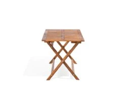 Mesa De Jardín De Madera De Acacia Oscura 140 X 75 Cm CENTO -Jardín Muebles Ventas 1dadb56c97e4ccd5c3ac06cbbe661e97d0a4a3a3 66fe61b7ef1b479d9e73b4e4df0f14db