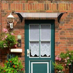 Outsunny Tejadillo De Protección Para Puertas Ventanas Contra Sol Y Lluvia Marquesina De Techo Diseño Moderno Aleación De Aluminio Duradero 122x89x24 Cm Transparente -Jardín Muebles Ventas 2075338b447e271047671f25cd48d60431edf79c 64412158f89743ad81d2afac1cfe7186