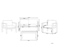 Conjunto De Jardín De Aluminio Gris/plateado SALERNO 16 Conjunto De Jardín De Aluminio Gris/plateado SALERNO -Jardín Muebles Ventas 20c3f98e2a0b69aabba5b45eb1039315efa37012 540ae29df2f84a87affa4c876dfc0ba1