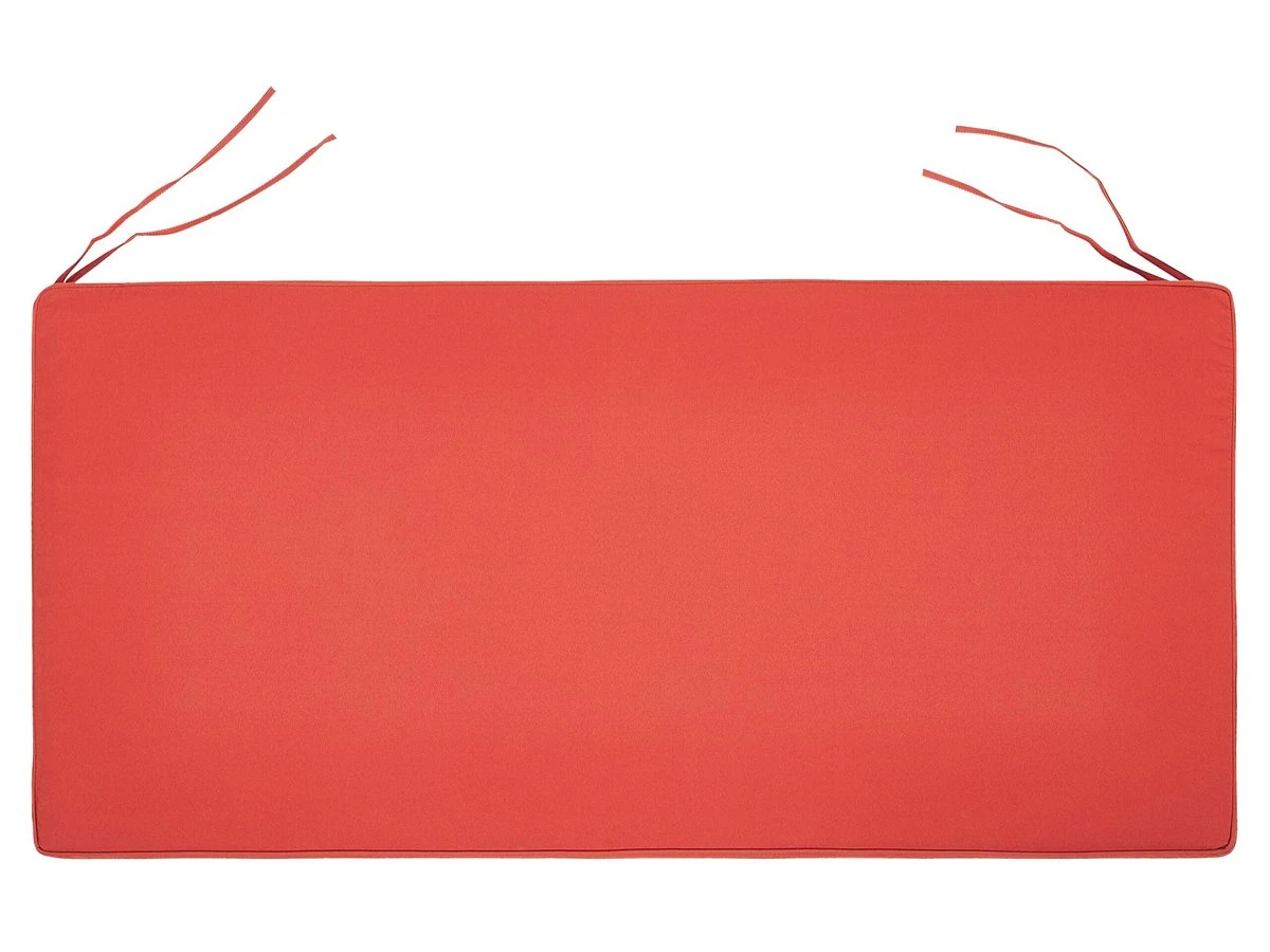 Banco De Jardín De Madera Con Cojín Terracota 120 Cm VIVARA 10 Banco De Jardín De Madera Con Cojín Terracota 120 Cm VIVARA - Imagen 8