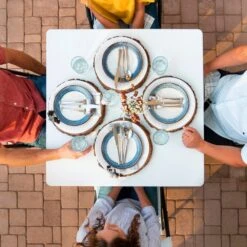 Mesa Cuadrada Plegable Blanco LIFETIME 94x94x74 Cm -Jardín Muebles Ventas 25eff0470a091798aed247b04eaef319bdd59d64 95e79f5f134d4fb0801609db627e7a3e