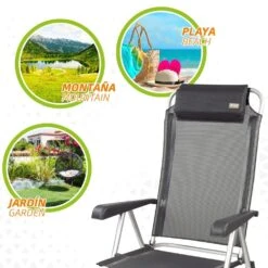 Silla Camping Reclinable Con Cojín Aktive -Jardín Muebles Ventas 28fd0a60d5d847de06d911f30335b282ea2ad835 fbe4fe5bf9d34ebbaaf1c90edd18fafa