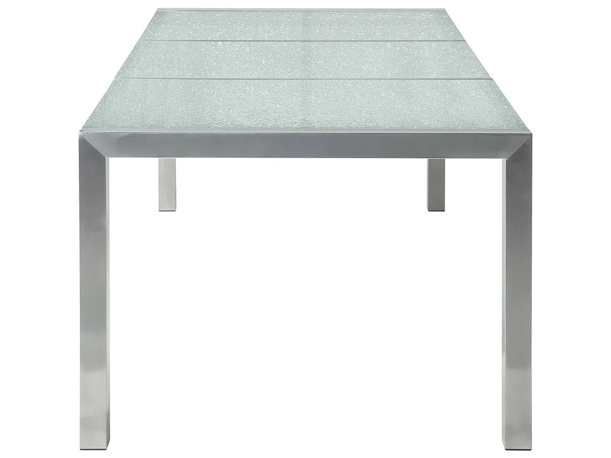 Conjunto De Jardín Mesa En Vidrio 180 Cm Con 6 Sillas Negras GROSSETO 13 Conjunto De Jardín Mesa En Vidrio 180 Cm Con 6 Sillas Negras GROSSETO - Imagen 11