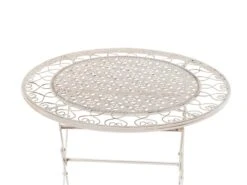Mesa De Jardín De Metal Beige Claro ø 70 Cm TRIESTE -Jardín Muebles Ventas 2d2143d66785b915dfbb1230b4325e9f72949ed4 2232341b51c24ee19fb9c55b86008e21