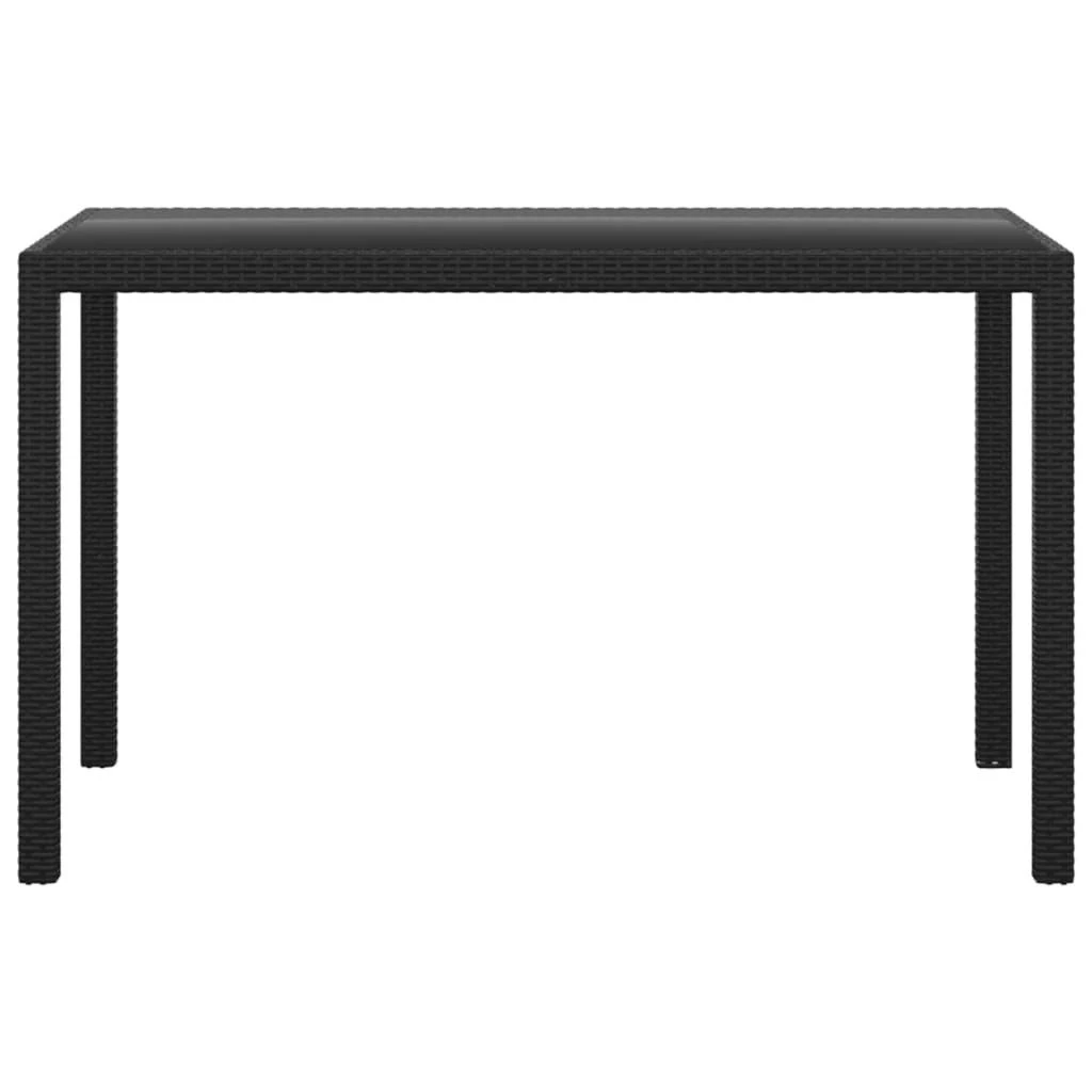 Set De Comedor De Jardín 3 Pzas Y Cojines Ratán Sintético Negro VidaXL 7 Set De Comedor De Jardín 3 Pzas Y Cojines Ratán Sintético Negro VidaXL - Imagen 5