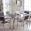 Conjunto De Jardín Mesa En Vidrio 180 Cm, 6 Sillas Negras GROSSETO -Jardín Muebles Ventas 2e5ab5d0abe954fc3a440728ab120d486ae20e14 e311999d49254b7083891aa67c11ac4f