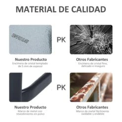 Outsunny Mesa Auxiliar De Cristal Templado Cuadrada Bordes Redondeados Mesita Cafépara Patio Terraza Balcón Negro Y Transparente 68,5x68,5x84 Cm 16 Outsunny Mesa Auxiliar De Cristal Templado Cuadrada Bordes Redondeados Mesita Cafépara Patio Terraza Balcón Negro Y Transparente 68,5x68,5x84 Cm -Jardín Muebles Ventas 30e3035317d0d6710f1a162f4ba39d3b78638cdb 525d07f347cb4c39aa0ecc81d9d3c2f4