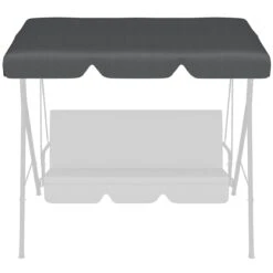 Outsunny Toldo De Repuesto Para Columpio De 3 Plazas Techo Universal Para Balancín De Jardín Tela De Poliéster Protección Solar 156x117x15 Cm Gris -Jardín Muebles Ventas 320309c634491e7b0ba20cc219bebe56a91a1e12 86425c2fd4dd4a85842196e032908bc9