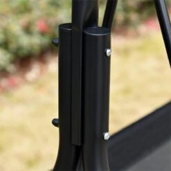 Outsunny Columpio De Jardín De 2 Plazas Silla Balancín Con Parasol Techo Ajustable En Ángulo Terraza Balcón Exterior Carga 200 Kg 172x110x155 Cm Negro -Jardín Muebles Ventas 32ae88f138c4e8f5db1be3cd6fc254e45f4bea99 c549962380104f63af13387b15086300