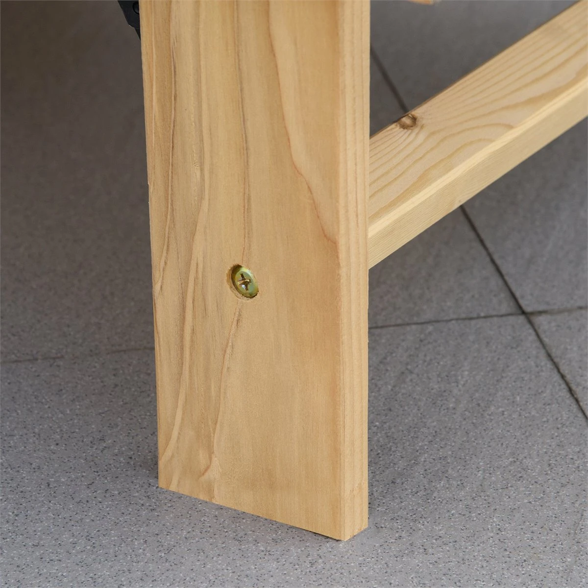 Outsunny Tumbona De Madera Plegable Con Respaldo Ajustable En 4 Posiciones Cojín Extraíble Carga 113 Kg Para Jardín Terraza Camping Exterior 195x59x30 Cm Natural 13 Outsunny Tumbona De Madera Plegable Con Respaldo Ajustable En 4 Posiciones Cojín Extraíble Carga 113 Kg Para Jardín Terraza Camping Exterior 195x59x30 Cm Natural - Imagen 11