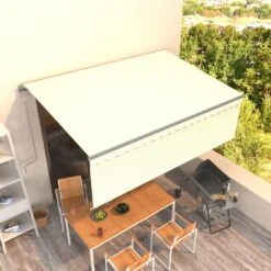 Toldo Automático Retráctil Con Persiana Color Crema 4x3 M VidaXL 10 Toldo Automático Retráctil Con Persiana Color Crema 4x3 M VidaXL -Jardín Muebles Ventas 346e18baf69ecc9caf265ce7568e12b8b0e9d0be 75ba3335f48243559032bcaced977850