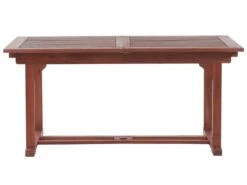 Mesa De Jardín De Madera De Acacia Oscura/rojo Oscuro 160/220 X 90 Cm TOSCANA -Jardín Muebles Ventas 34b543ea0b44945951f19ca641e809aa9041cb89 b1ded51d043f4640904e6c32cc95c38f