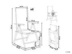 Conjunto De 6 Sillas De Jardín Grises En Aluminio CATANIA -Jardín Muebles Ventas 35a2cbe9bdddb98269a7ba35512b8fa185d4e30f bd3d51e707b34feab342fa9246a0ab9b