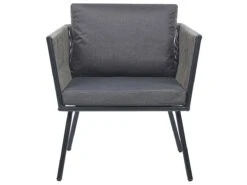 Conjunto De Balcón De Ratán Gris Claro/negro GARGANO -Jardín Muebles Ventas 35bfa5913947745b81c09f7180183d486dd63cb8 4420de17648f4b9bb690ceb9f50cd0f5