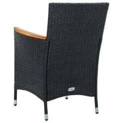 Juego De Comedor De Jardín 5 Piezas Con Cojines Ratán PE Negro VidaXL -Jardín Muebles Ventas 369574105632b29427c278fa9d5dc5f945bdaf3b eeb5648a70ee4a59b3a23b9cb3e3446e