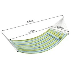 Outsunny Hamaca Colgante De Jardín Para 2 Personas Hamaca Ecológico Para Camping Con Almohada Carga De 180 Kg Rayas Azules Y Verdes 3,4x1,4m 15 Outsunny Hamaca Colgante De Jardín Para 2 Personas Hamaca Ecológico Para Camping Con Almohada Carga De 180 Kg Rayas Azules Y Verdes 3,4x1,4m -Jardín Muebles Ventas 3a634f9431242b8808331f541f6dd94e867b6339 ff1f304ba5f348f5b9735b16f2546aa2