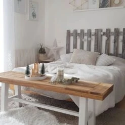 Banco De Madera Blanco/marrón SCANIA -Jardín Muebles Ventas 3aa7ee9e74b391e167390c71993b7e084b588084 08d9c014624d4a789eb73c4b1f2bb028