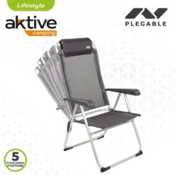 Silla Camping Reclinable Con Cojín Aktive -Jardín Muebles Ventas 407eb8e02410900f96d430f572587ffa4d271d8f 6c0a58b8757a4aa89cc7dcd16d02ff39