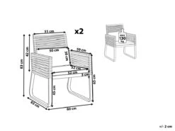 Conjunto De 2 Sillas De Jardín De Metal Negro/madera Clara CANETTO 16 Conjunto De 2 Sillas De Jardín De Metal Negro/madera Clara CANETTO -Jardín Muebles Ventas 40b5e3880f092990ec7c65063b0e1a921bc290c9 1375fde001724a5fb9b8152d957062a2