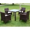 Set Comedor De Jardín 5 Piezas Y Cojines Ratán Sintético Marrón VidaXL -Jardín Muebles Ventas 40c9361cd1b582b80d6277b67dfa1a3992abacf5 ce34d4cb8954470fbe52e80ffcde454e