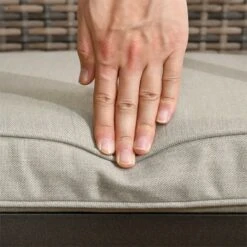 Outsunny Conjunto De Muebles De Jardín De Ratán 3 Piezas Muebles De Patio Incluye 2 Sillas Mecedoras Con Cojines Y Mesa Redonda Para Terraza Césped Balcón Marrón -Jardín Muebles Ventas 419e6f634bd694d7089366791c5b8ad42e3afeef e255bf0235244274a67ff20adb5905cb