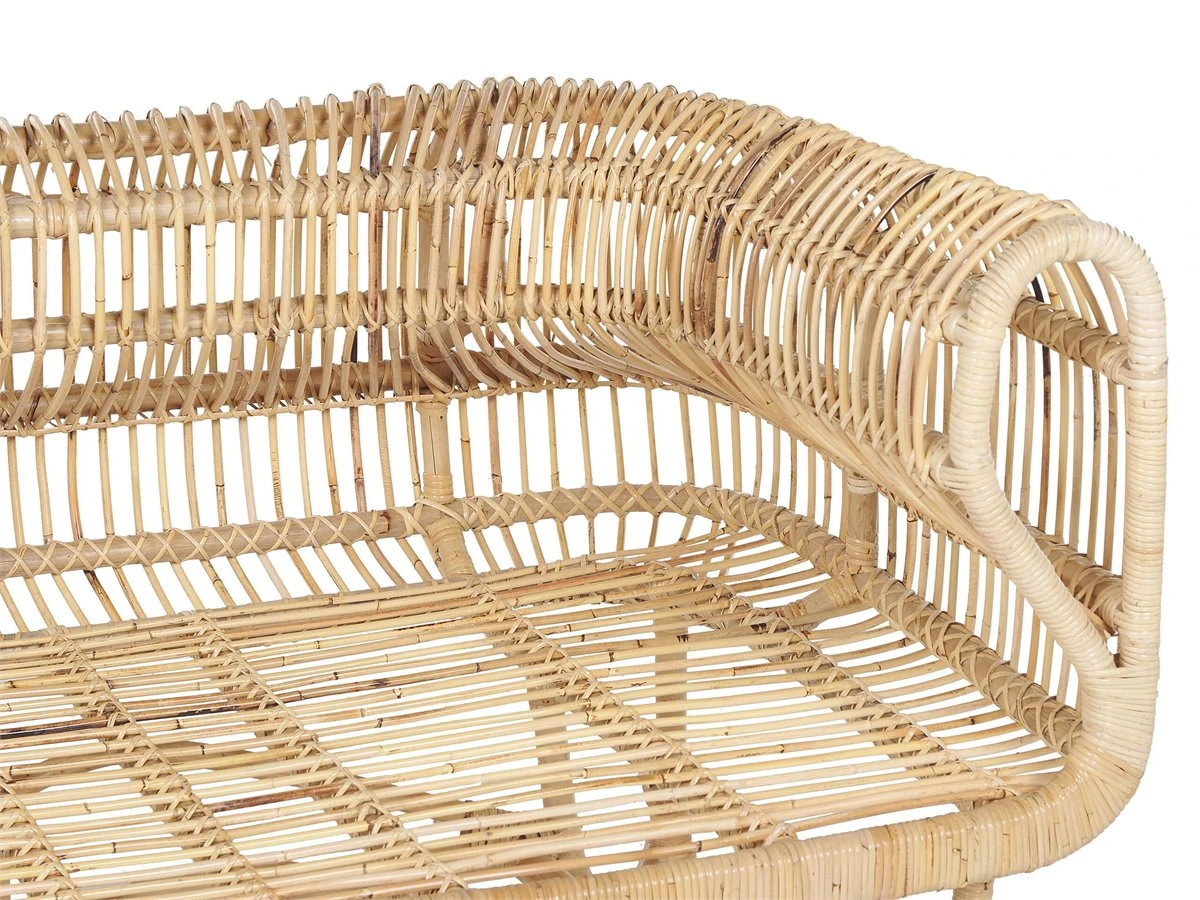 Sofá De Ratán Natural 2 Plazas DOLCEDO 9 Sofá De Ratán Natural 2 Plazas DOLCEDO - Imagen 7