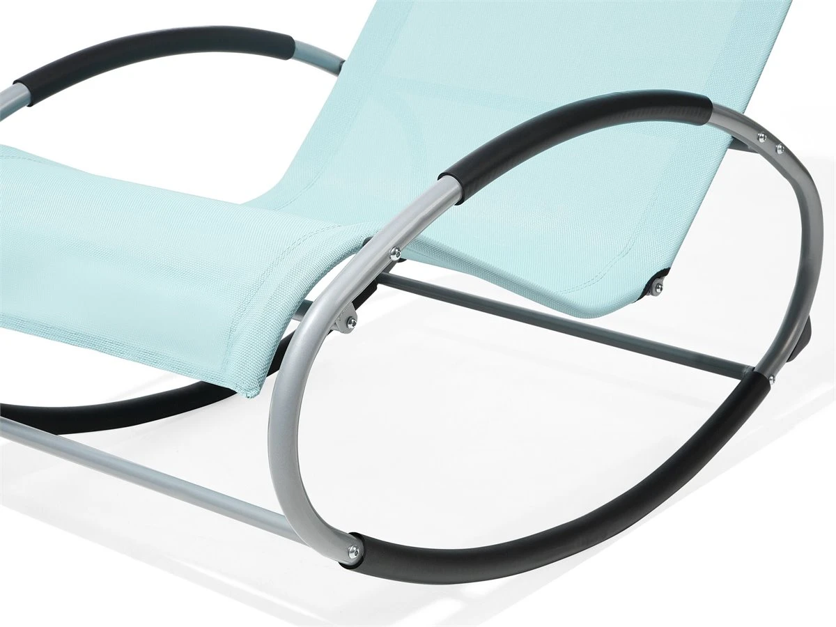 Silla De Jardín Mecedora Azul Claro CAMPO 14 Silla De Jardín Mecedora Azul Claro CAMPO - Imagen 12