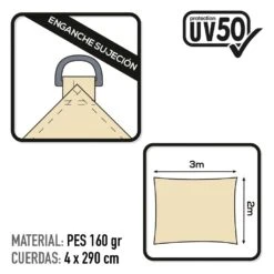 Toldo Sombreo Rectangular Aktive Gardenuv50 Color Crema 8 Toldo Sombreo Rectangular Aktive Gardenuv50 Color Crema -Jardín Muebles Ventas 4b8e61dae3289adfdfe39b95b4da3ef061cdf5f5 ba3de5aa83da471a8d7f11cde7939812