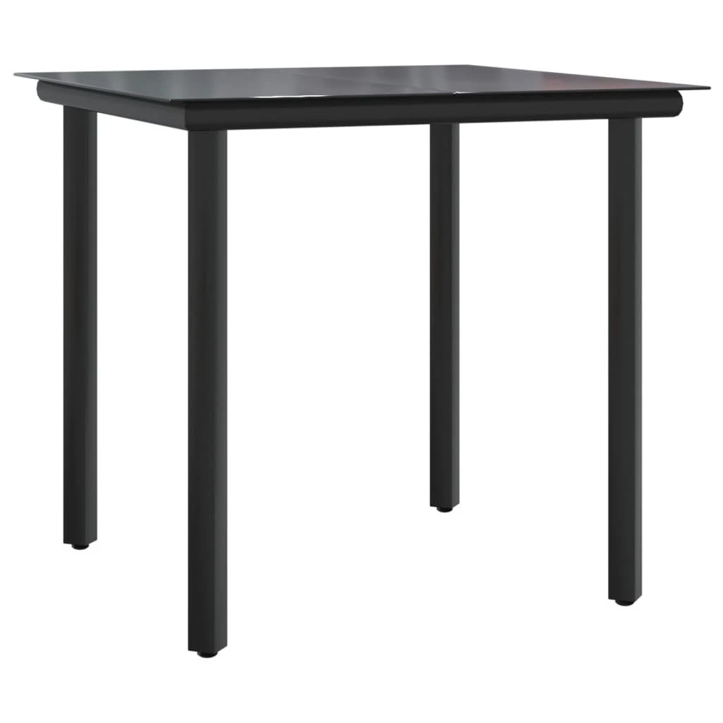 Set Comedor Jardín 3 Pzas Y Cojines Ratán Sintético Negro Gris VidaXL 8 Set Comedor Jardín 3 Pzas Y Cojines Ratán Sintético Negro Gris VidaXL - Imagen 6