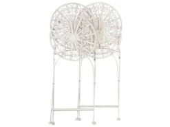 Conjunto De 2 Sillas De Balcón De Metal Blanco Crema SCAFA 17 Conjunto De 2 Sillas De Balcón De Metal Blanco Crema SCAFA -Jardín Muebles Ventas 51603f66a8f929d00c53c2699568ec4e4658eeba 18d145d1848043a2995304011de8d529