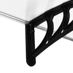 Outsunny Tejadillo De Protección 195x75 Cm Marquesina Para Puertas Y Ventanas Contra Sol Y Lluvia Con Paneles De Policarbonato Barras De Aleación De Aluminio Transparente -Jardín Muebles Ventas 5179b103fc3f8d8cbd8d029cfab69f4fedf0cc79 804f97b7197b47fca39adbcab1cc6b22
