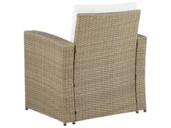 Conjunto De Jardín De Ratán Marrón Claro LUCA -Jardín Muebles Ventas 524b4b81631b06ab9aa86403a25b4f37ed01e9bf 087e660f611e4e35afbf120bdd240adb