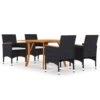 Juego De Comedor Para Jardín De 5 Piezas Negro VidaXL 1 Juego De Comedor Para Jardín De 5 Piezas Negro VidaXL -Jardín Muebles Ventas 53e222fba6d1e867bc479844d609b2a2eeb9c783 b285b675ba9b412a96fa3e7715947432